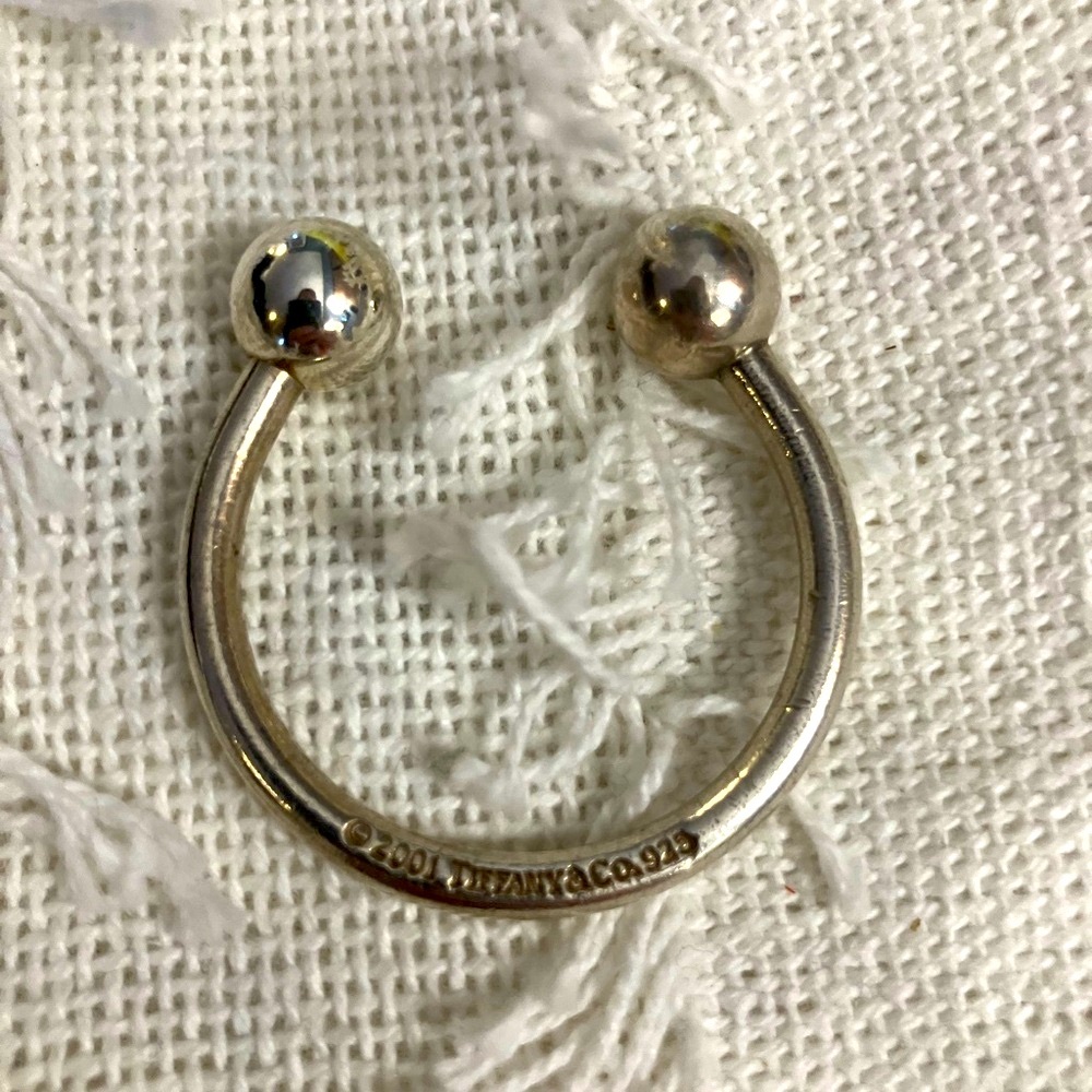 Vintage Genuine Sterling Silver Tiffany & Co. Key Ring